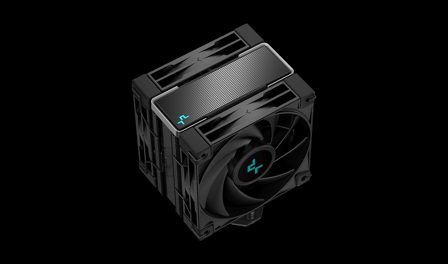 Охладител за процесор DeepCool AK400 Zero Dark Plus Dual-Fan CPU Cooler
