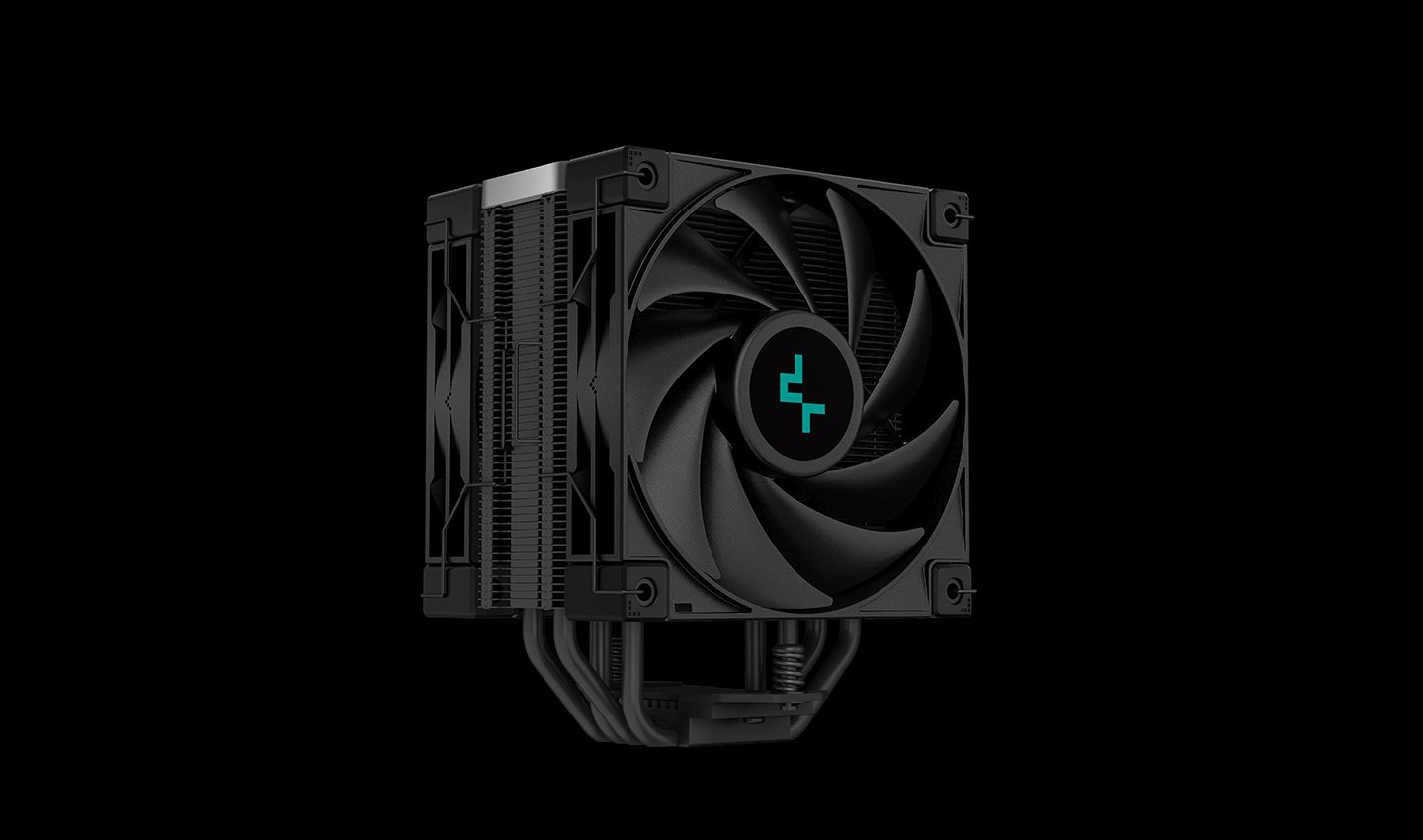 Охладител за процесор DeepCool AK400 Zero Dark Plus Dual-Fan CPU Cooler
