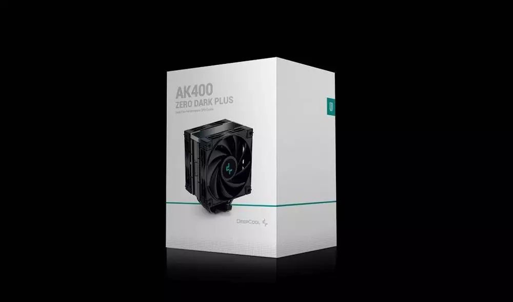 Охладител за процесор DeepCool AK400 Zero Dark Plus Dual-Fan CPU Cooler