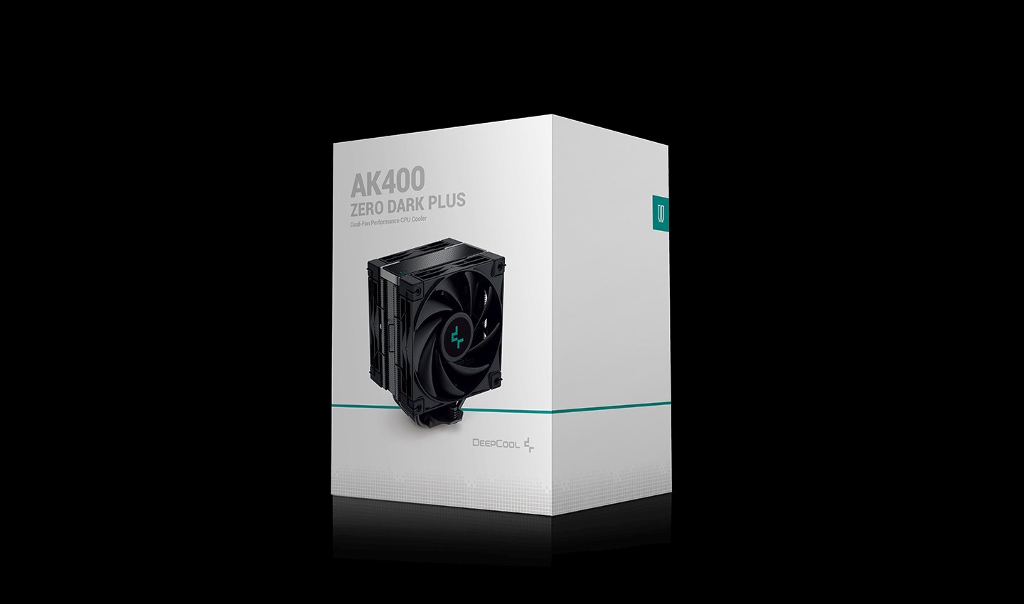 Охладител за процесор DeepCool AK400 Zero Dark Plus Dual-Fan CPU Cooler
