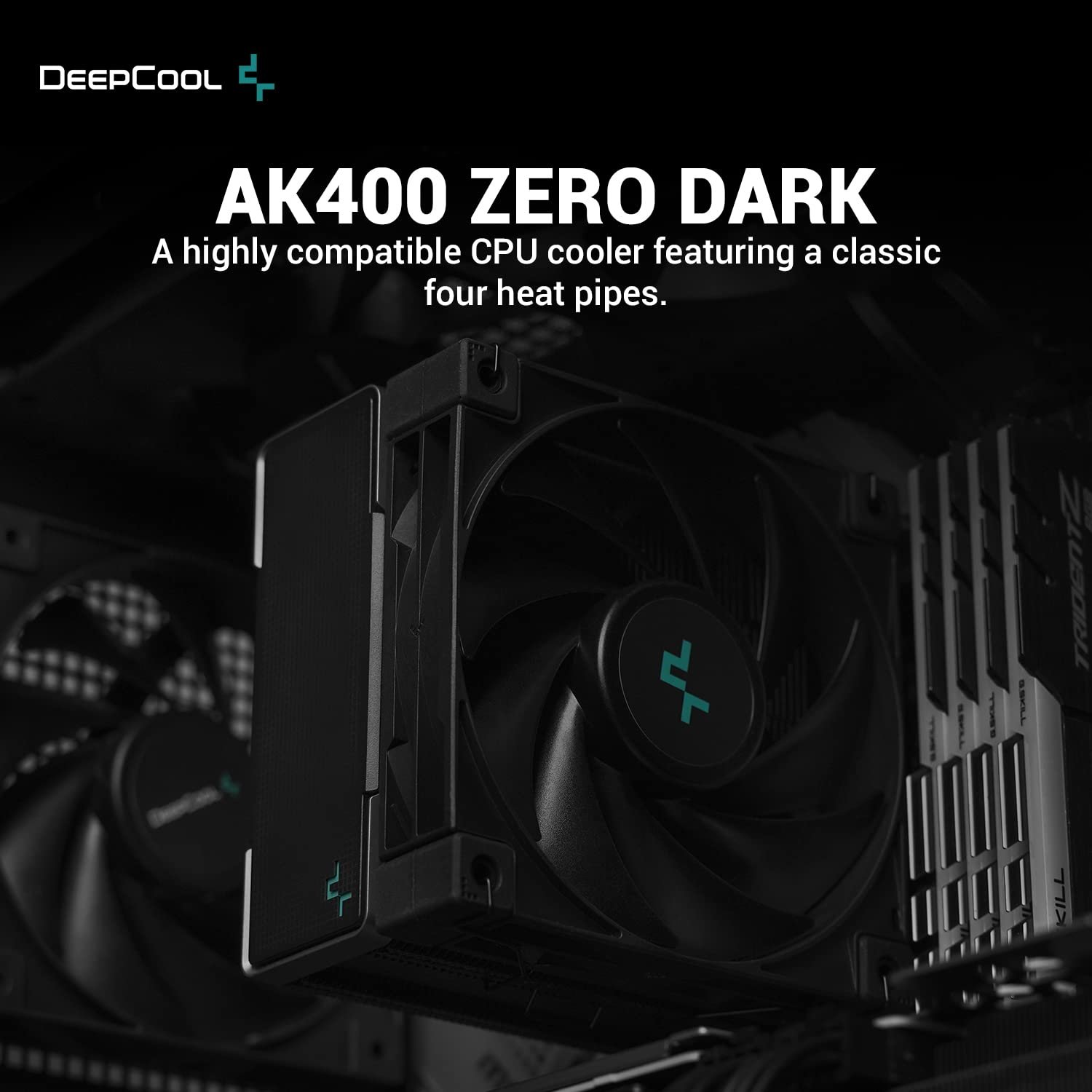 Охладитель для процессора DeepCool AK400 Zero Dark CPU Cooler
