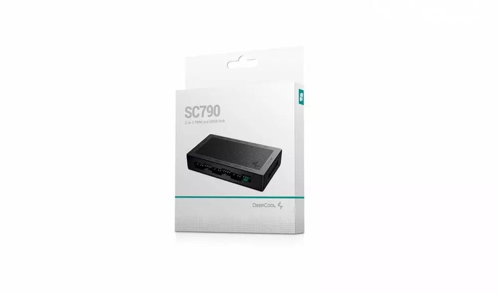 Разклонител за вентилатори DeepCool SC790 PWM and A-RGB hub (2-in-1), 6 port, Magnetic
