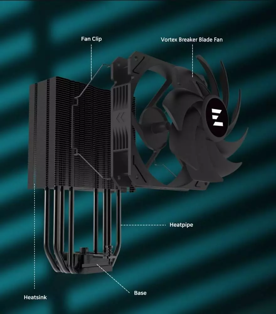 Охладител за процесор Zalman CNPS9X PERFORMA BLACK CPU Cooler
