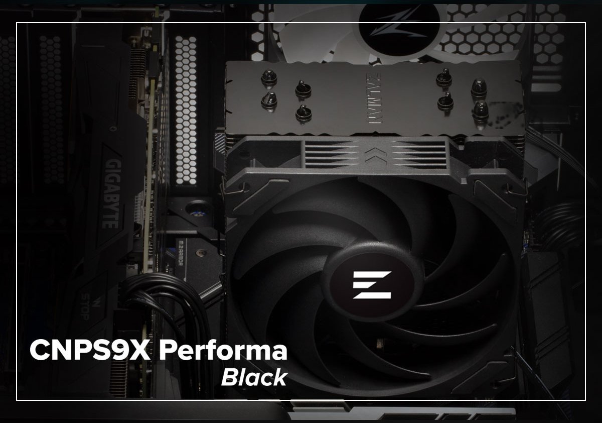Охладител за процесор Zalman CNPS9X PERFORMA BLACK CPU Cooler