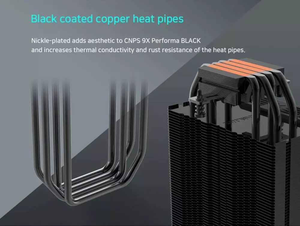 Охладител за процесор Zalman CNPS9X PERFORMA BLACK CPU Cooler