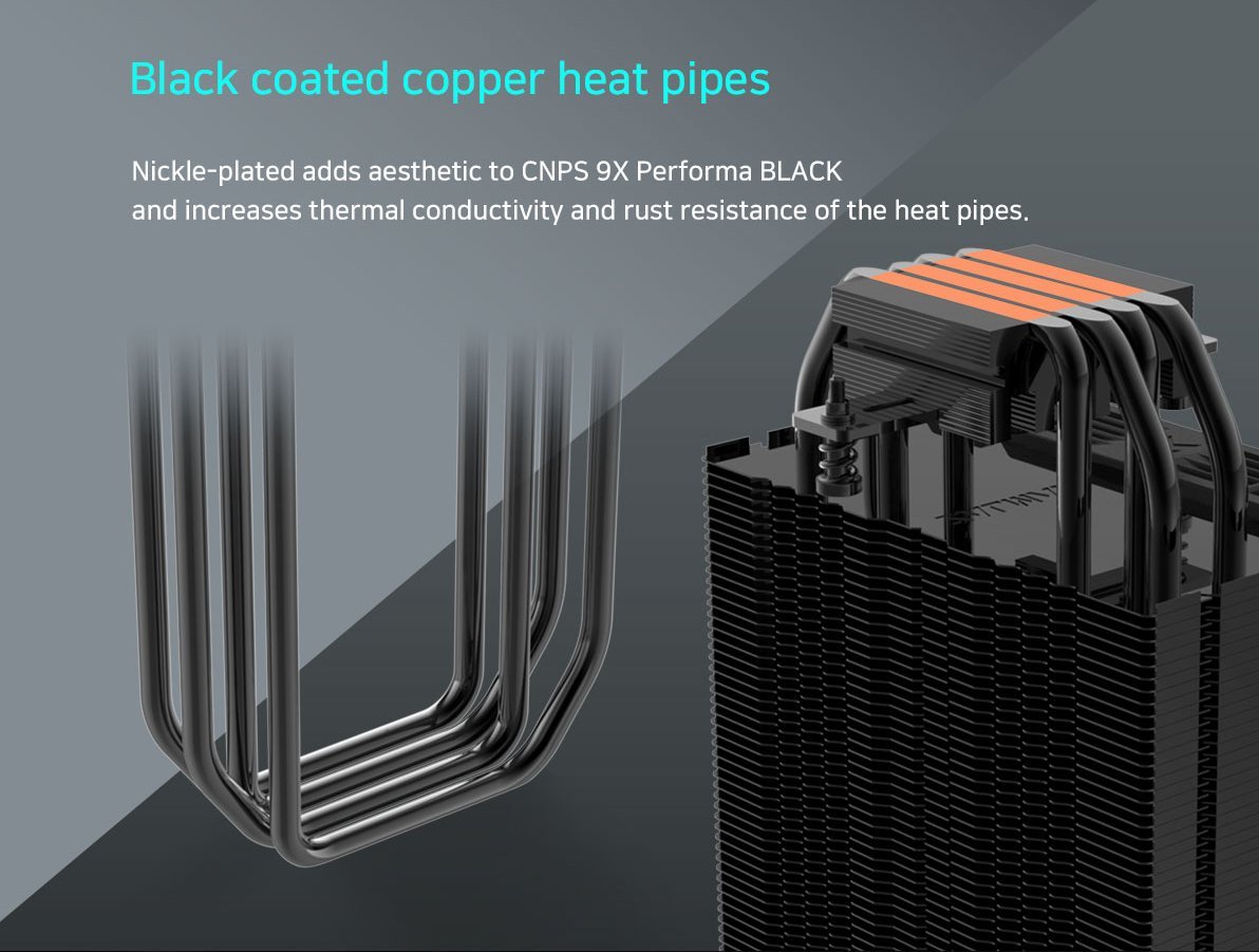 Охладител за процесор Zalman CNPS9X PERFORMA BLACK CPU Cooler