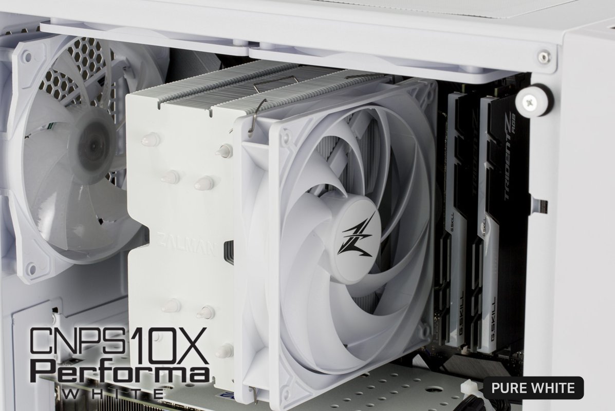 Охладител за процесор Zalman CNPS10X Performa White CPU Cooler