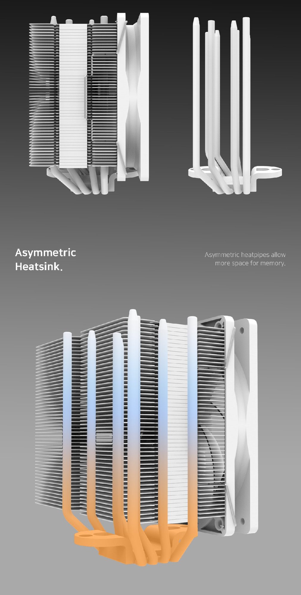 Охладител за процесор Zalman CNPS10X Performa White CPU Cooler