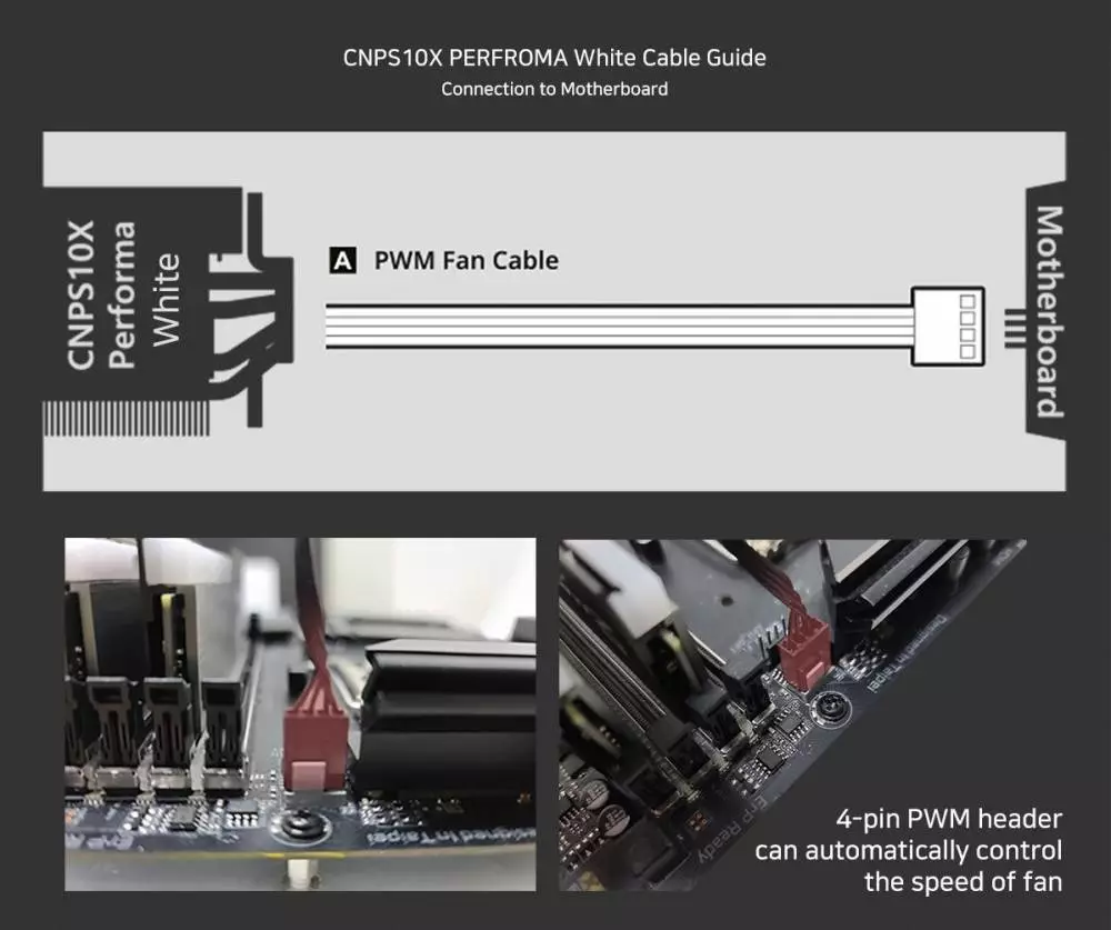 Охладител за процесор Zalman CNPS10X Performa White CPU Cooler