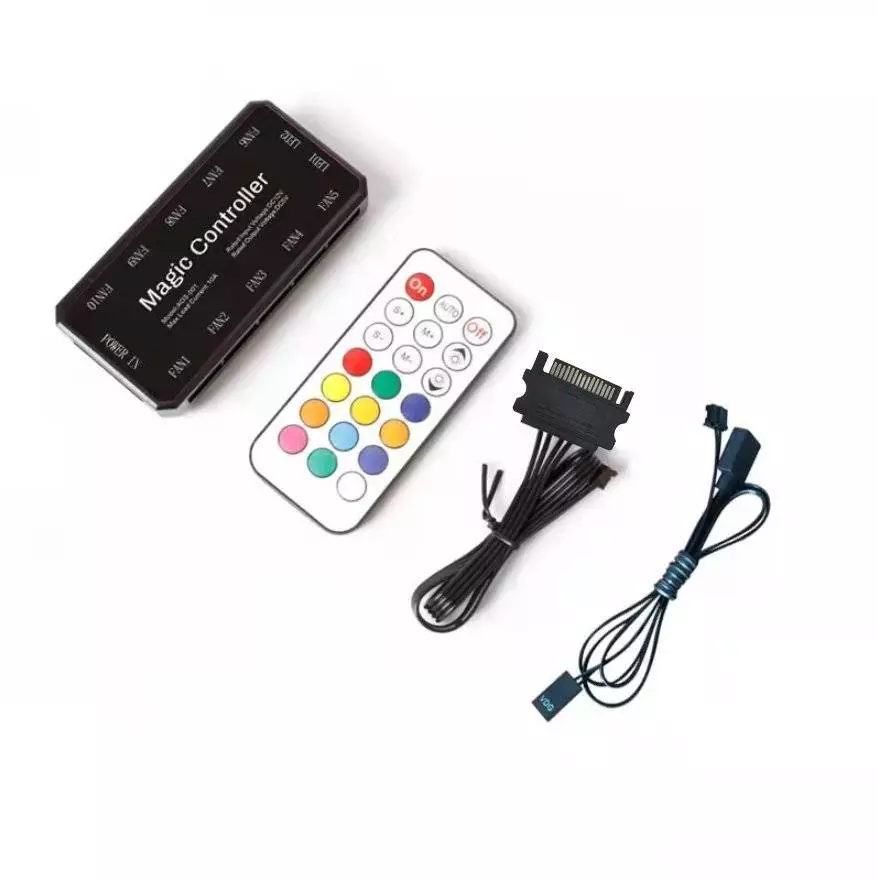 Контролер за вентилатори Makki Fan Hub 10+2 aRGB and Remote Control 