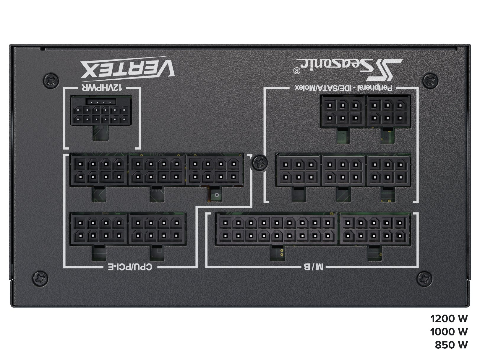 Захранване Seasonic VERTEX GX-850 ATX 3.0 850W 80 Plus Gold PSU PCIe Gen 5 - 12851GXAFS