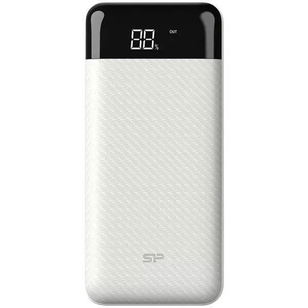 Външна батерия Silicon Power GS28, 20000mAh, Global, White, Power Bank - SP20KMAPBKGS280W