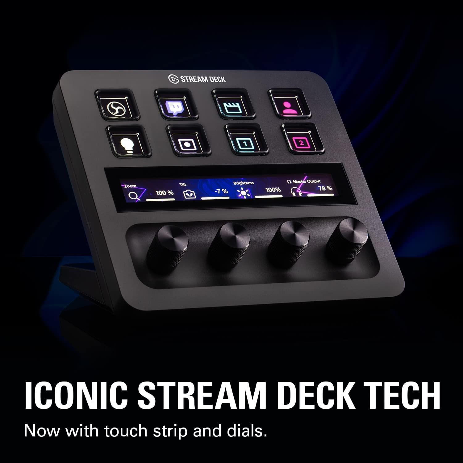 Elgato Stream Deck Plus Controller - LCD Touch Panel