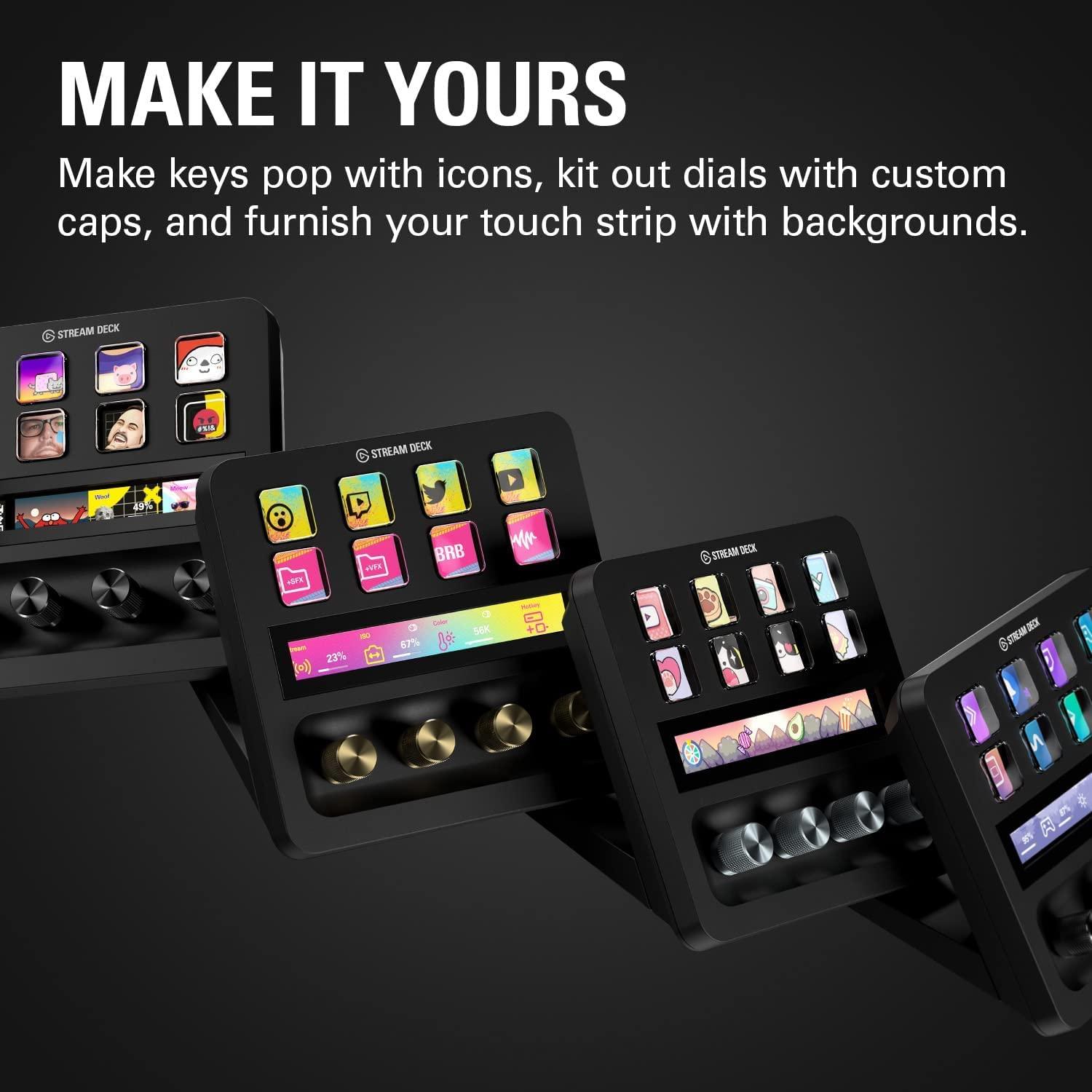 Elgato Stream Deck Plus Controller - LCD Touch Panel