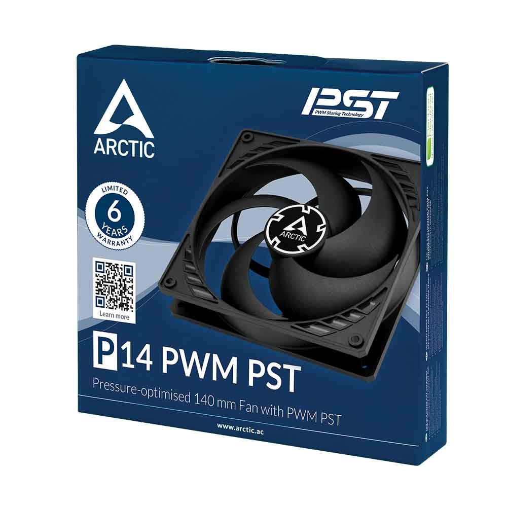 Вентилатор Arctic P14 PWM PST 140mm Fan Black/Black - ACFAN00125A