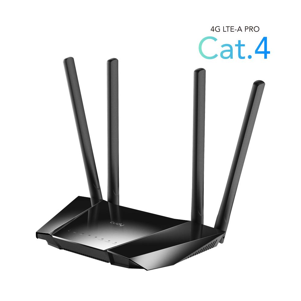 Routeur sans fil Cudy LT400, 4G LTE, 2.4GHz, 300 Mbps, 10/100