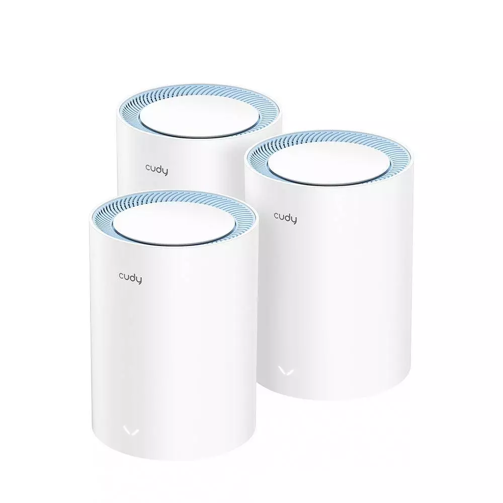 Безжичен рутер Cudy M1200 3, AC1200 Dual Band, 2.4/5 GHz, 300 - 867 Mbps, 3 броя