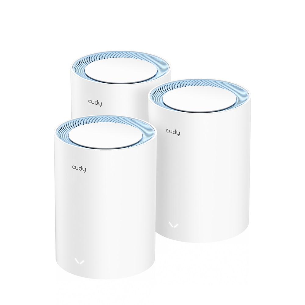 Безжичен рутер Cudy M1200 3, AC1200 Dual Band, 2.4/5 GHz, 300 -  867 Mbps, 3 броя