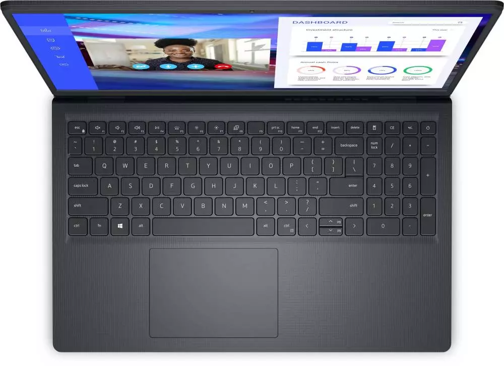 Λάπτοπ Dell Dell Vostro 3525, AMD Ryzen 5 5625U, 15.6" FHD, 8GB, 512GB M.2, AMD Radeon Graphics, FPR, BT, Backlit KBD, Ubuntu