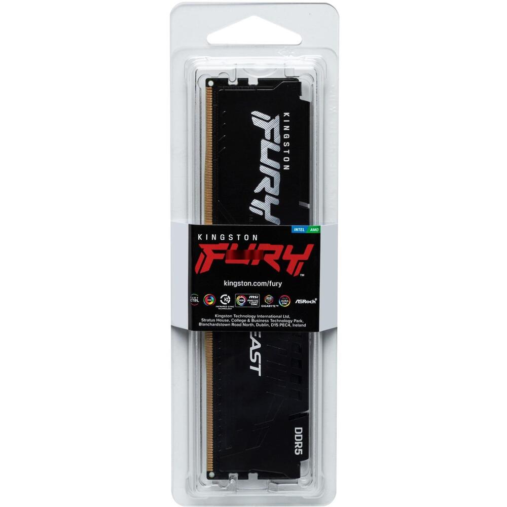 Памет Kingston FURY Beast 8GB (1x8GB) DDR5 AMD EXPO 5600MHz CL36 - KF556C36BBE-8