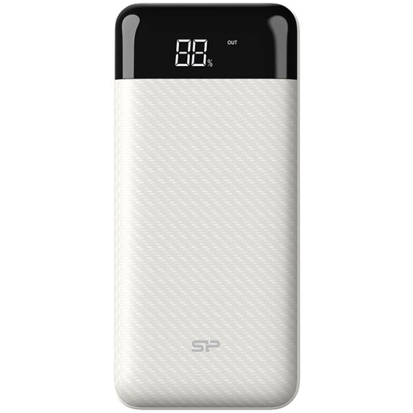 Външна батерия Silicon Power GP28, 10000mAh, Global, White Power Bank - SP10KMAPBKGP280W