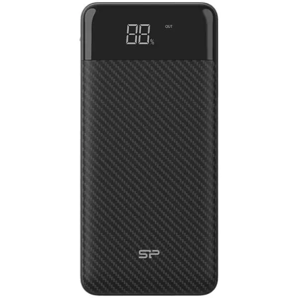 Външна батерия Silicon Power GP28, 10000mAh, Global, Black, Power Bank - SP10KMAPBKGP280K
