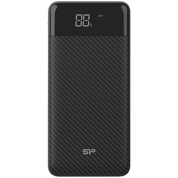 Външна батерия Silicon Power GS28, 20000mAh, Global, Black, Power Bank - SP20KMAPBKGS280K