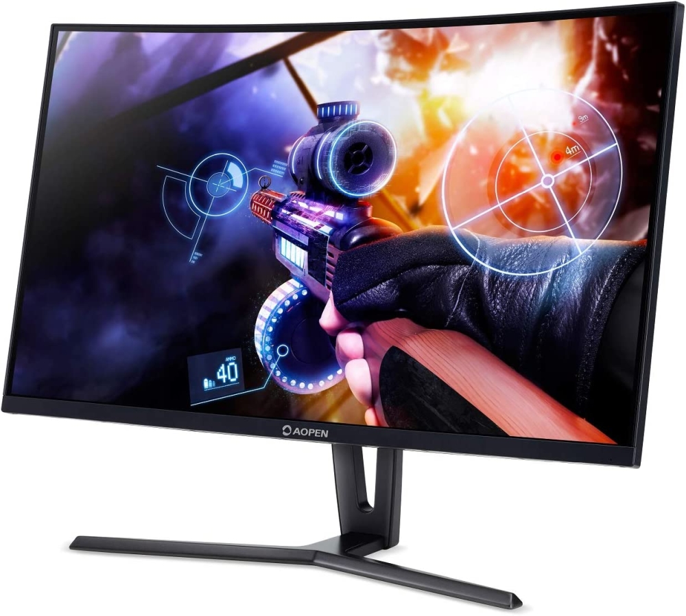 Монитор Aopen 32HC1QURPbidpx, 31.5", VA Curved, QHD 2560x1440, 144Hz, 4ms, AMD FreeSync Premium, UM.JW1EE.P01