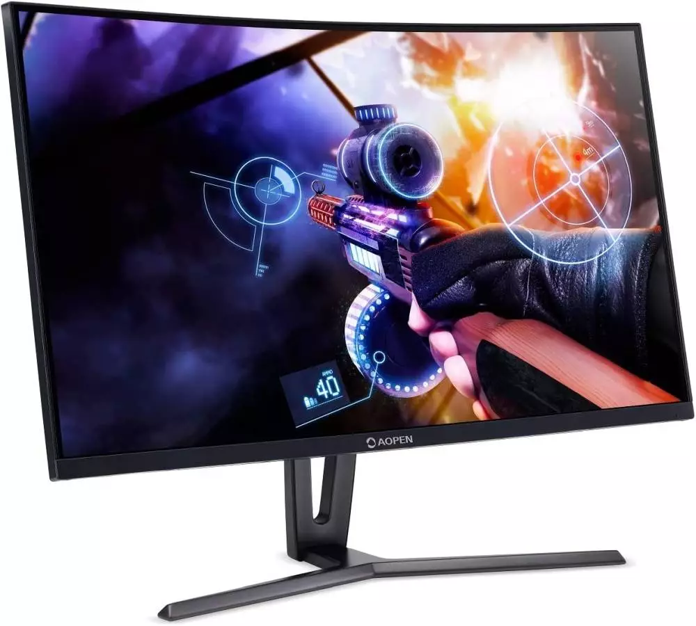 Монитор Aopen 32HC1QURPbidpx, 31.5", VA Curved, QHD 2560x1440, 144Hz, 4ms, AMD FreeSync Premium, UM.JW1EE.P01