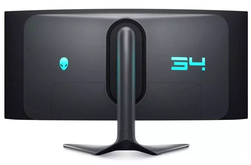 Монитор Alienware 34 AW3423DWF, Curved QD-OLED, 34.18", QHD 3440x1440, 165Hz, 0.1ms, HDR, AMD FreeSync Premium Pro 