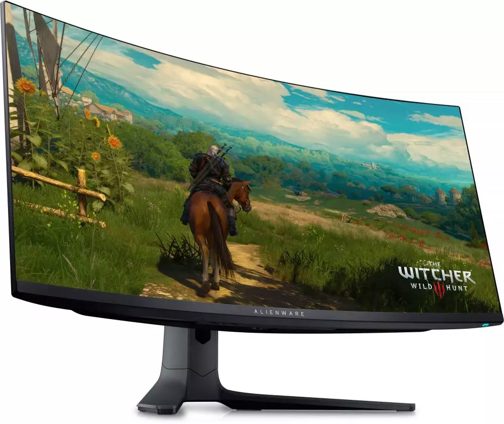 Монитор Alienware 34 AW3423DWF, Curved QD-OLED, 34.18", QHD 3440x1440, 165Hz, 0.1ms, HDR, AMD FreeSync Premium Pro 