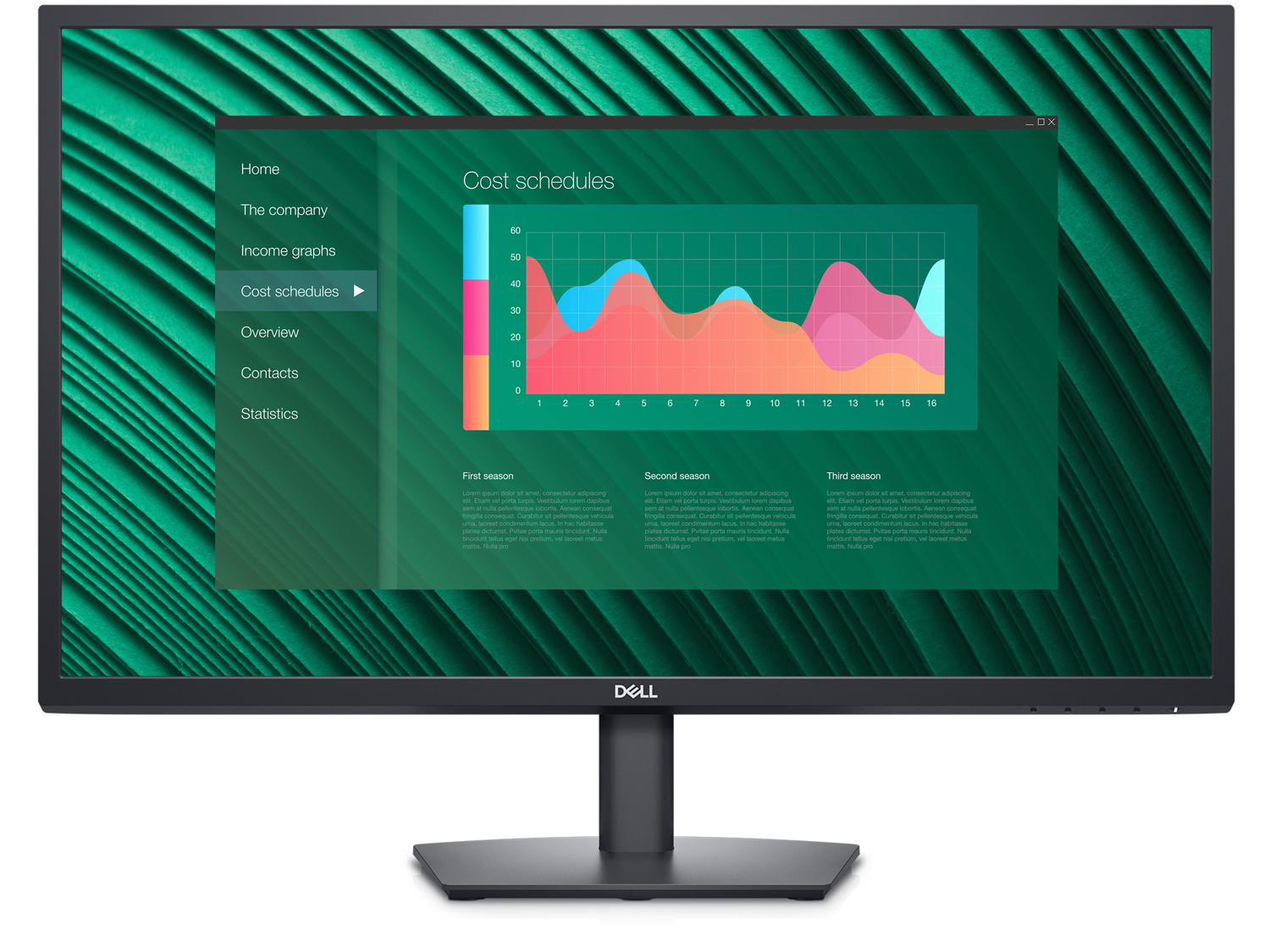 Монитор Dell E2723H LED, 27", VA, FHD 1920x1080, 60Hz, 8ms GtG, VGA, DP