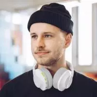 Блутут слушалки HAMA Spirit Calypso, Стерео, Микрофон, Bass Boost, Сгъваеми, Бял