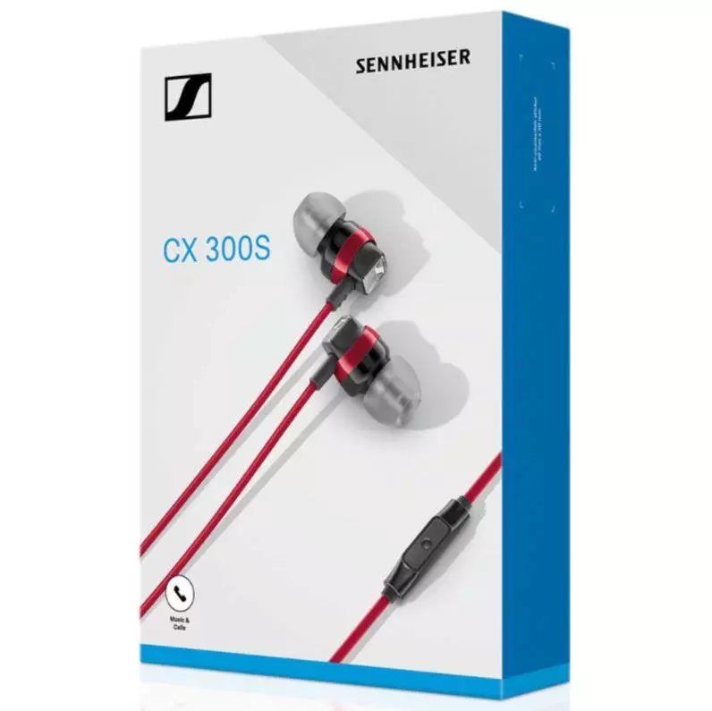 Слушалки Sennheiser CX 300S - червени