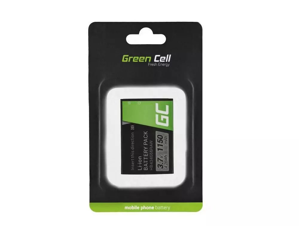 Батерия за рутер HB434666RAW Huawei E5336 E5573 E5577 3,7V 1150mAh GREEN CELL