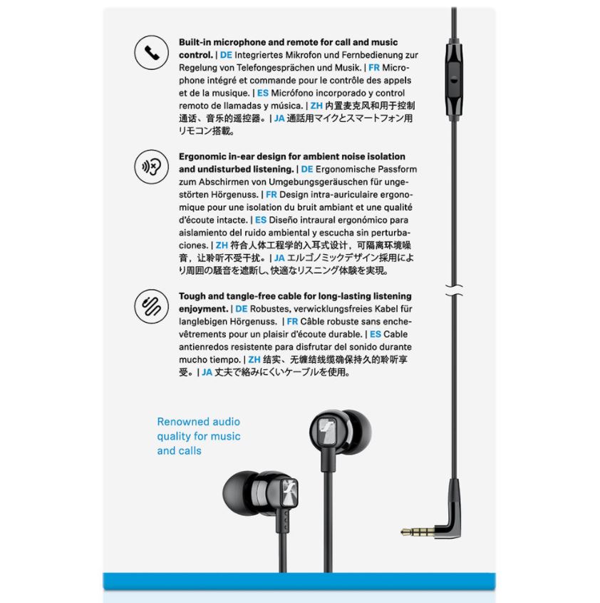 Căști Sennheiser CX 300S - negre