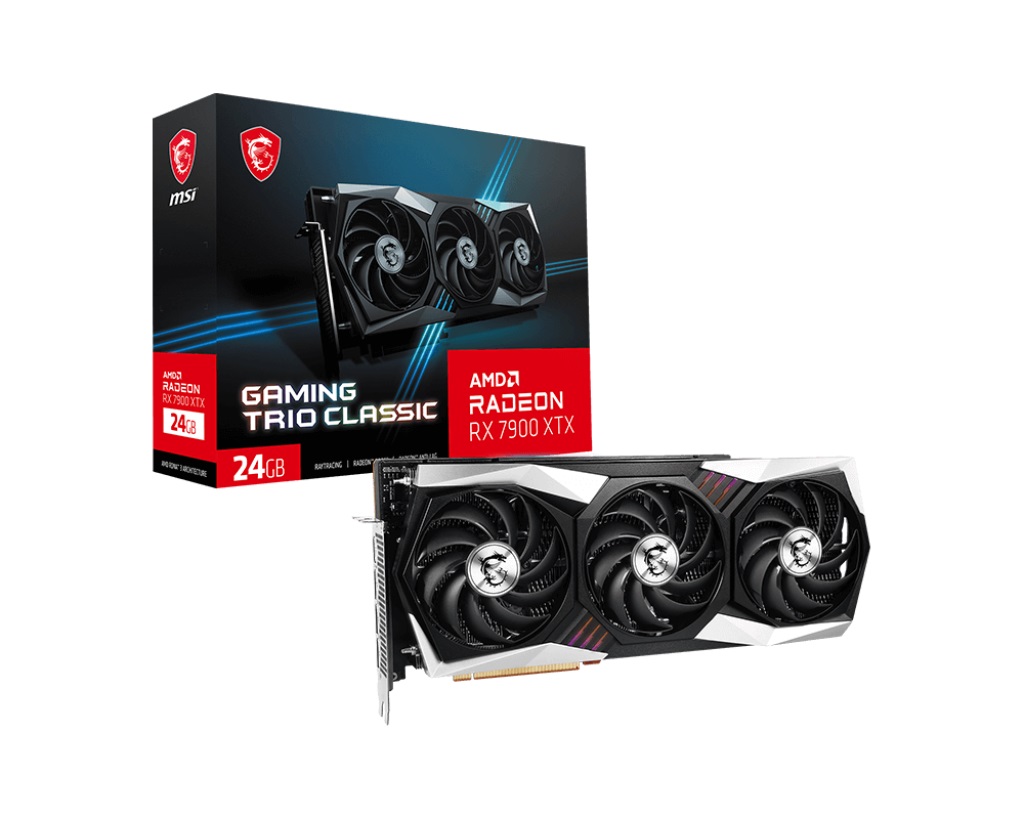 Видео картa MSI AMD Radeon RX 7900 XTX GAMING TRIO CLASSIC 24G