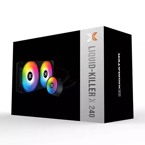 Водно охлаждане за процесор XIGMATEK Liquid Killer X 240 AIO Cooler Black ARGB