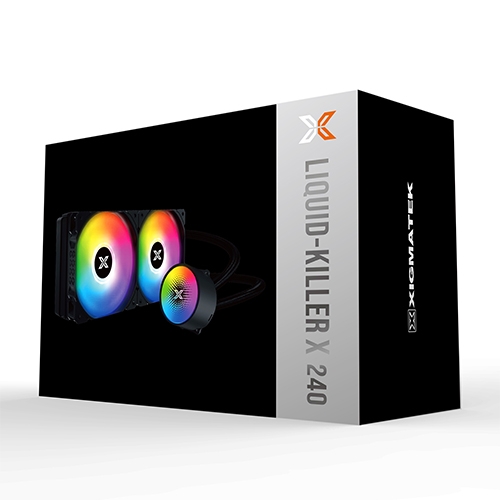 Водно охлаждане за процесор XIGMATEK Liquid Killer X 240 AIO Cooler Black ARGB