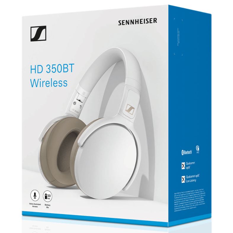 Слушалки Sennheiser HD 350BT - бели