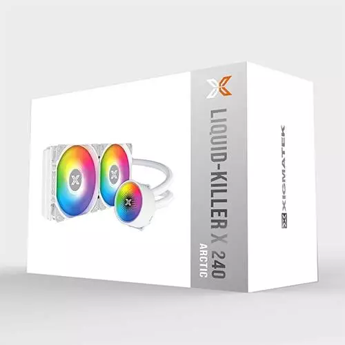 Водно охлаждане за процесор XIGMATEK Liquid Killer X Arctic 240 AIO Cooler White ARGB