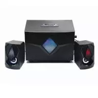 Звукова система Ewent EW3526, 2.1, FM Radio, USB, SD, AUX, Bluetooth, Черна