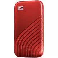 Външен диск SSD WD 1TB My Passport Portable USB 3.2 Gen 2 Red