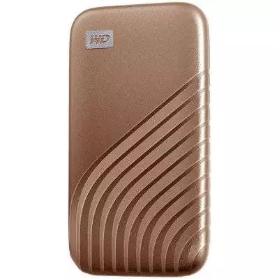 Външен диск SSD WD 500GB My Passport Portable USB 3.2 Gen 2 Gold