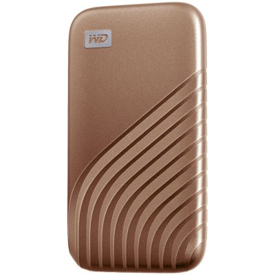 Външен диск SSD WD 500GB My Passport Portable USB 3.2 Gen 2 Gold