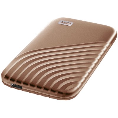 Външен диск SSD WD 500GB My Passport Portable USB 3.2 Gen 2 Gold