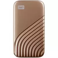 Външен диск SSD WD 2TB My Passport Portable USB 3.2 Gen 2 Gold