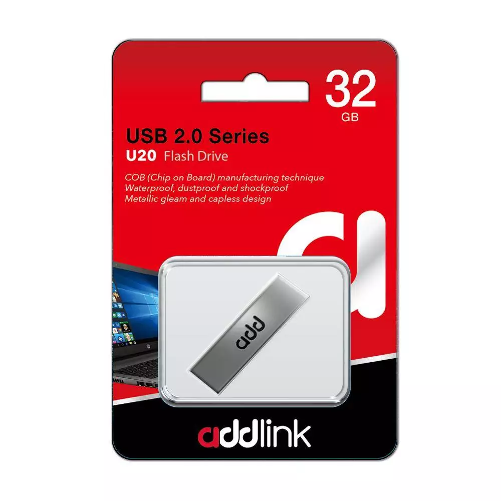 USB памет Addlink Flash U20 32GB - ad32GBU20T2