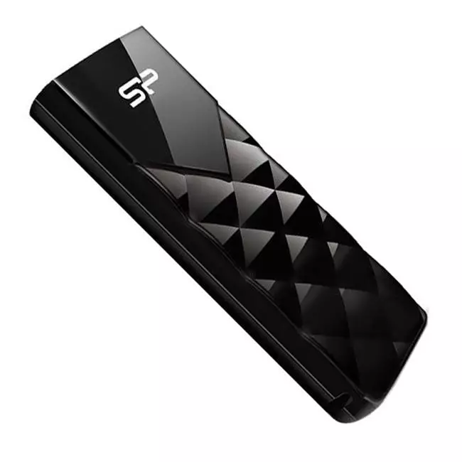 USB памет Silicon Power Blaze B03 64GB USB 3.2 Gen 1 Black - SP064GBUF3B03V1K