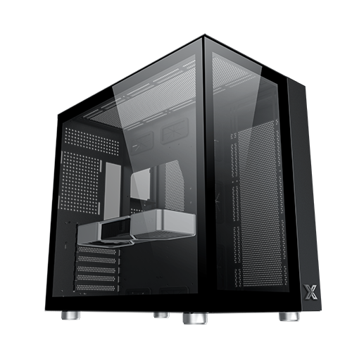 Кутия XIGMATEK AQUARIUS PRO Mid-Tower TG ATX Case Black 